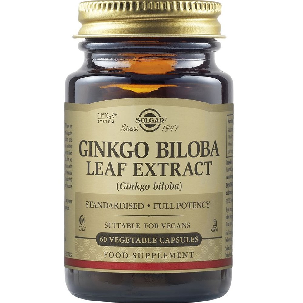 Solgar Gingko Biloba Leaf Extract 60veg.caps | Pharm24.gr