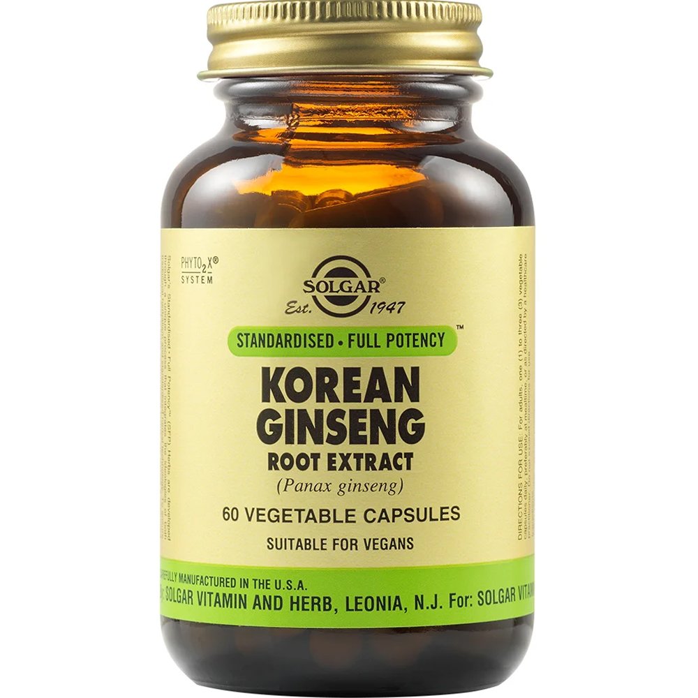 Solgar Korean Ginseng Root Extract 60veg.caps Pharm24.gr