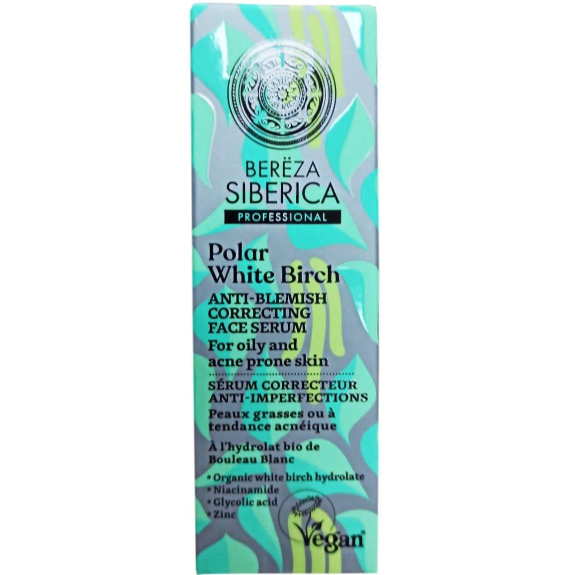 Natura Siberica Bereza Polar White Birch Anti-Blemish Correcting Face ...