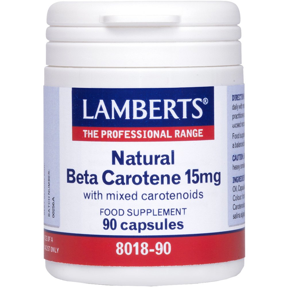 Lamberts Natural Beta Carotene 15mg 90 caps