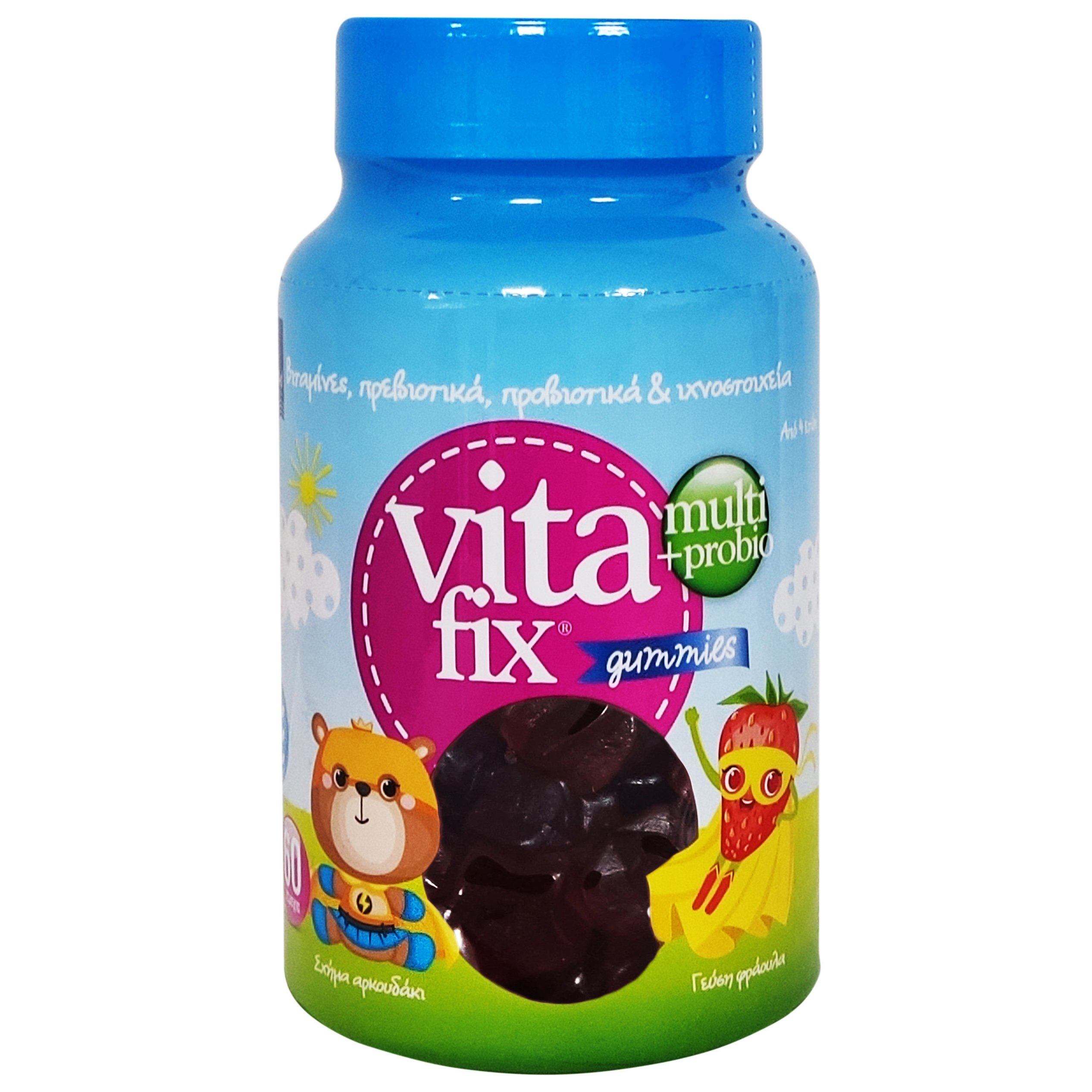 Intermed Vitafix Multi & Probio Gummies 60 Ζελεδάκια
