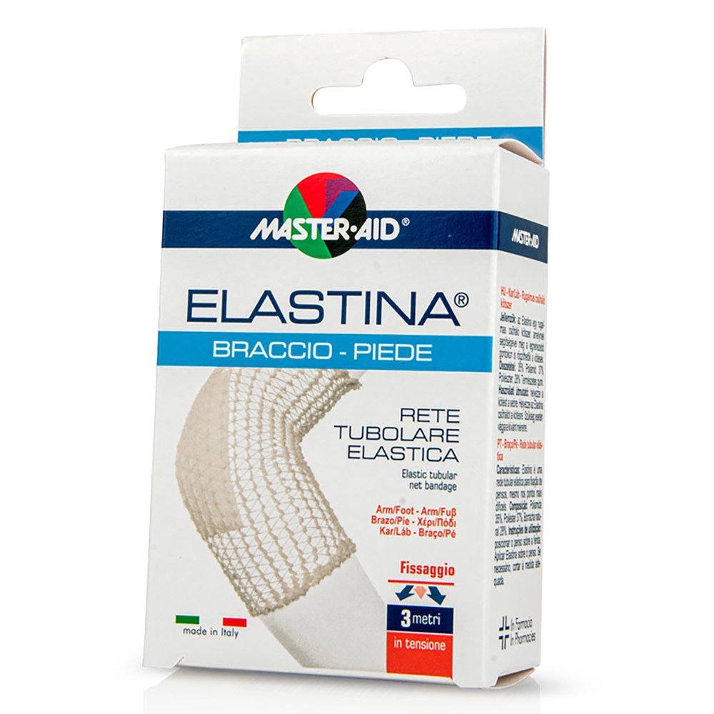 Master Aid Elastina Braccio - Piede Ελαστικός Διχτυωτός Επίδεσμος Για Χέρι  & Πόδι 3m