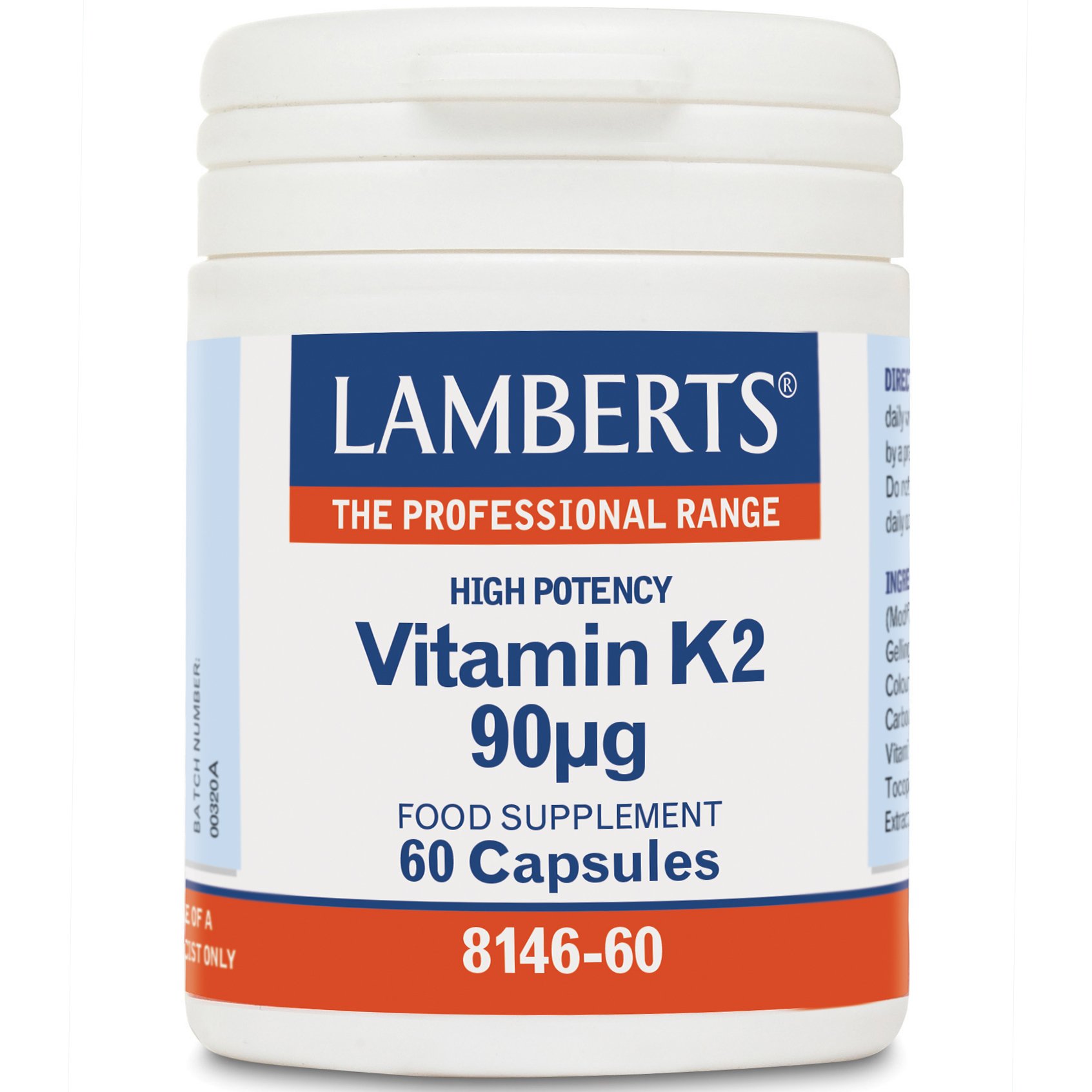 Lamberts Vitamin K2 90μg 60 caps