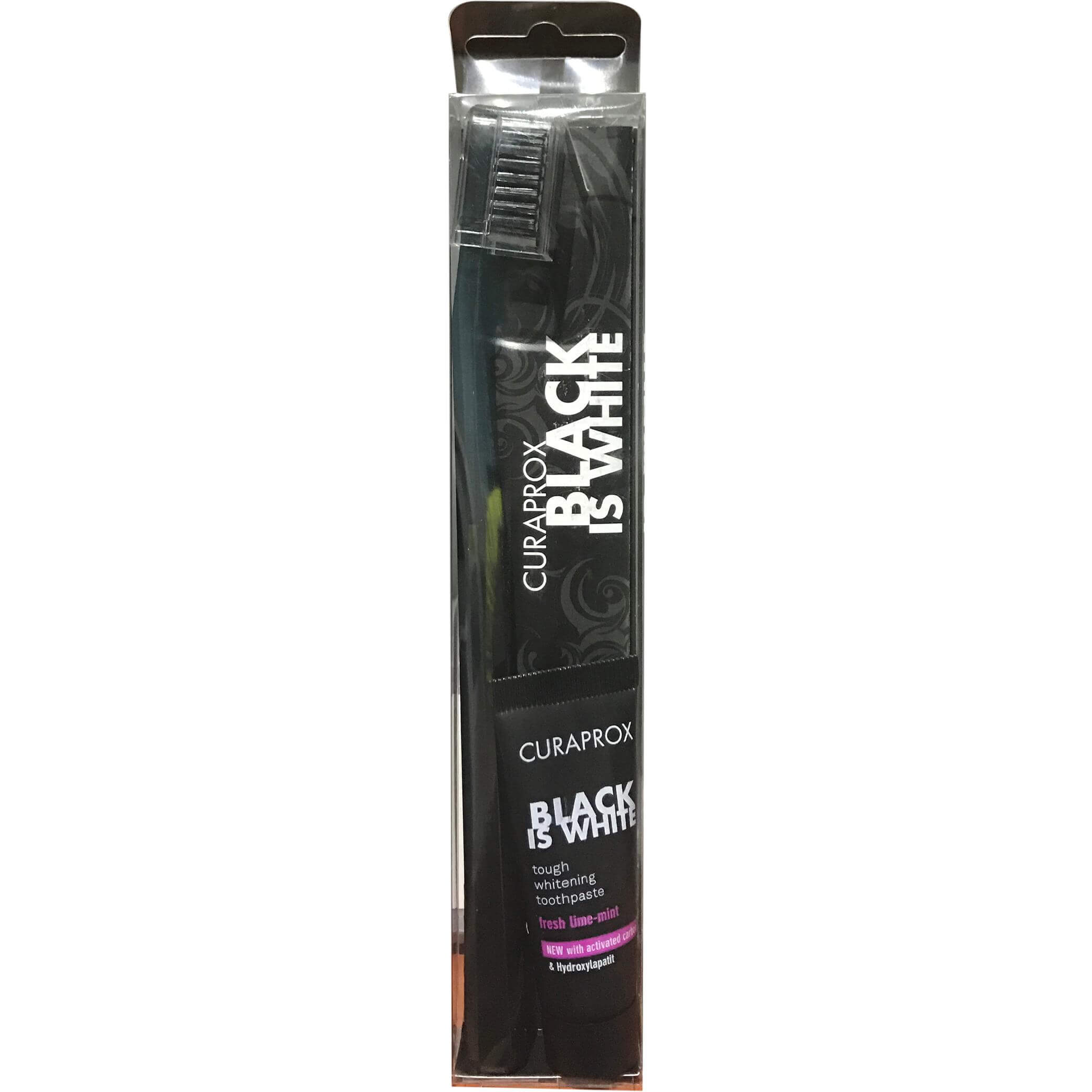 curaprox black is white toothpaste