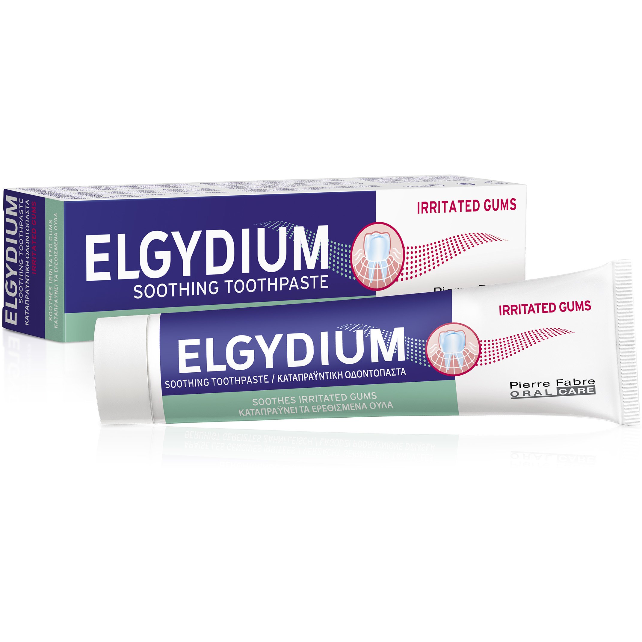 Elgydium Irritated Gums Soothing Toothpaste Οδοντόκρεμα για Ερεθισμένα